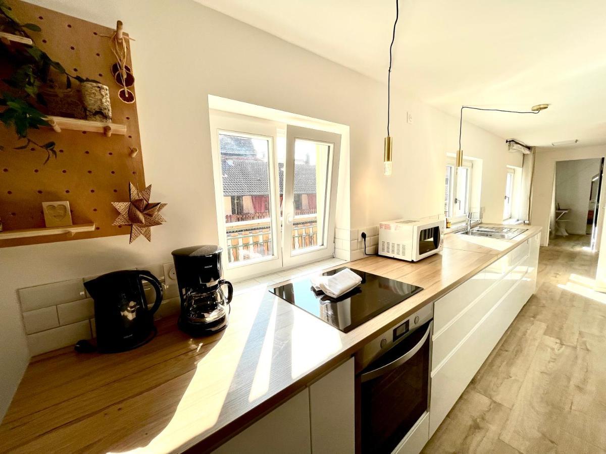 Sous Les Toits Avec Garage Et Terrasse A Ribeauville Dış mekan fotoğraf